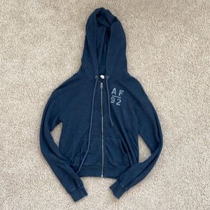 Abercrombie & Fitch hoodie, size small, color blue